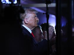 jun 8 2026 new york new york usa united states president donald trump looks on before game three of the 2026 nba finals between the new york knicks and the san antonio spurs at madison square garden