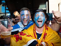 june 13 2026 foxborough massachusetts usa scotland fans warm up ahead of a fifa world cup wm weltmeisterschaft fussball 2026 group c match between haiti and scotland at boston stadium