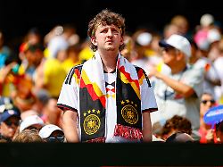 june 25 2026 during the game germany fans cheer in a fifa world cup wm weltmeisterschaft fussball match at metlife stadium in east rutherford nj ecuador defeats germany 2 1