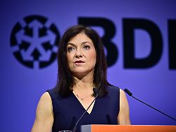 katherina reiche cdu bundesministerin fuer wirtschaft und energie spricht waehrend des tags der industrie 2026 des bundesverbandes der deutschen industrie
