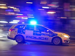 london metropolitan police car seen in central london on saturday 25 january 2020 in london united kingdom