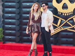 los angeles ca paris jackson was spotted greeting fans at the jackass premiere with her new boyfriend in hollywood california