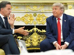 president donald trump meets with nato secretary general mark rutte in the oval office at the white house wednesday june 24 2026 in washington 1