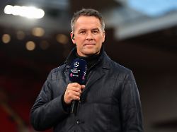 september 17 2025 liverpool liverpool england 17th september 2025 tnt pundit michael owen ahead of the liverpool vs atletico madrid uefa champions league match at anfield liverpool