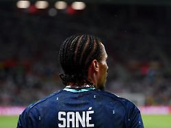 soccer football international friendly germany v finland mewa arena mainz germany may 31 2026 germany s leroy sane reuters kai pfaffenbach