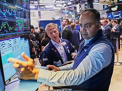 specialist dilip patel right works with trader robert charmak on the floor of the new york stock exchange wednesday june 3 2026
