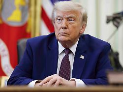 us president donald j trump announces the completion of the lincoln memorial reflecting pool from the oval office at the white house in washington dc usa 03 june 2026 3