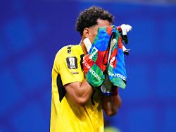 vozinha of cabo verde celebrates during the fifa world cup 2026 group h match between spain and cabo verde at atlanta stadium on june 15 2026 in atlanta united states