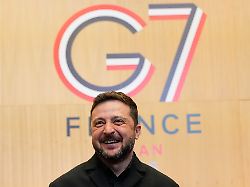 wolodymyr selenskyj praesident der ukraine nimmt am g7 gipfel teil