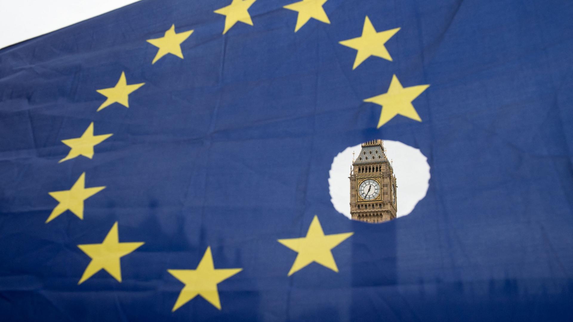 eu flagge big ben 100