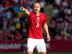 national team nationalteam test match denmark ukraine denmark s christian eriksen reacts during the international football match between denmark and ukraine at odense stadium on sunday june 7 2026