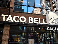 a taco bell restaurant is seen in manhattan new york city