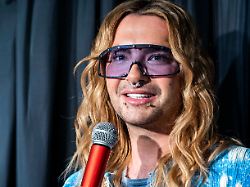 abb wachskaulitz bill kaulitz praesentiert seinen dobelgaenger aus wachs bei dem event release der wachsfiguren von bill und tom kaulitz im madame tussauds in berlin am 12 07