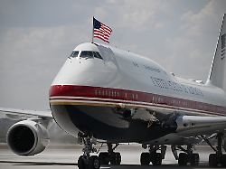 air force one carrying president donald trump arrives for the nato summit in ankara turkey tuesday july 7 2026
