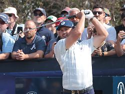 american bryson dechambeau drives on the sixth tee during the third round at the 154th open championship at royal birkdale in southport on saturday july 18 2026