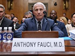anthony fauci erscheint im kapitol in washington vor dem senatsausschuss fuer innere sicherheit und regierungsangelegenheiten