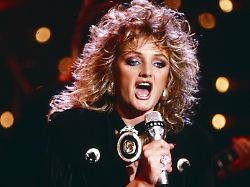 bonnie tyler britische rock und popsaengerin deutschland um 1987 copyright hartwigxvaldmanis nur redaktionelle nutzung editorial usage only