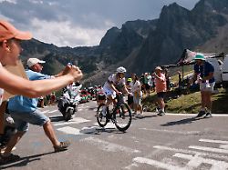 cycling tour de france stage 6 pau to gavarnie gedre pau france july 9 2026 uae team emirates xrg s tadej pogacar in action during stage 6 reuters stephanie lecocq