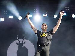 danger dan daniel pongratz rapper der antilopen gang beim highfield festival am samstag stoermthaler see 17 08