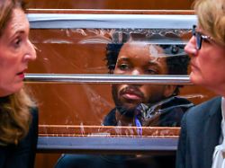 david anthony burke whose stage name is d4vd is arraigned monday april 20 2026 in los angeles on charges of killing a 14 year old girl whose dismembered body was found in his car