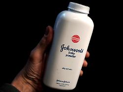 file photo a bottle of johnson and johnson baby powder is seen in a photo illustration taken in new york february 24 2016
