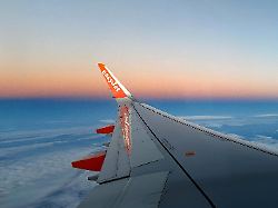 file photo general view of the wing on an easyjet flight on route from lisbon to prague czech republic october 25 2023