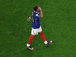 france s kylian mbappe 10 reacts during the world cup semifinal soccer match between france and spain in arlington texas near dallas tuesday july 14 2026