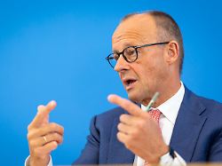 friedrich merz cdu bundeskanzler aufgenommen im rahmen der sommerpressekonferenz in der bpk in berlin 15 07 2026