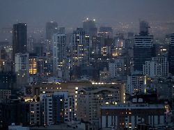 in der hauptstadt teheran war in der nacht die flugabwehr im einsatz