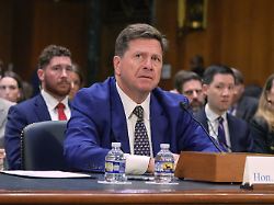 jay clayton testifies during a senate intelligence committee confirmation hearing to be the next director of national intelligence on capitol hill wednesday july 15 2026 in washington
