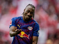 leipzigs yan diomande fussball 1 bundesliga 34 spieltag sc freiburg rb leipzig 16 mai 2026 freiburg europa park stadion