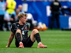 luc de fougerolles of canada during the 2026 world cup match between canada and morocco at houston stadium on july 4 2026 in houston united states