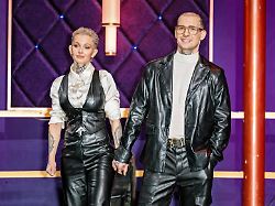 mdr riverboat schauspieler eric stehfest mit seiner ehefrau schauspielerin und saengerin edith stehfest anlaesslich der aufzeichnung der mdr talkshow riverboat am 19 11 2024 in der mediacity leipzig