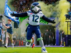 mascot seattle seahawks vienna vikings vs rhein fire american football afle the league europe week 3 season 2026 06 06