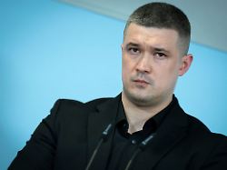mychajlo fedorow beim 34 ministerial meeting der ukraine defence contact group im bundesverteidigungsministerium berlin 15 04