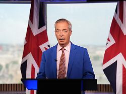 nigel farage statement reform uk leader nigel farage makes a statement to the media at the party headquarters in millbank central london following his statement picture date tuesday july 7 2026