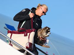 norway s erling haaland gets off the plane after his national soccer team landed at oslo airport in gardermoen norway monday july 13 2026