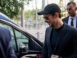 pavel valeryevich durov founder and chief executive officer of telegram leaves the paris criminal court on july 28 2025 in paris france