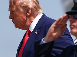 president donald trump disembarks air force one wednesday july 22 2026 at dover air force base del