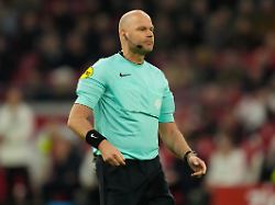 referee rob dieperink looks on during the eredivisie match between afc ajax and sparta rotterdam at johan cruyff arena on march 14 2026 in amsterdam netherlands