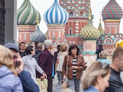 russia moscow tourists from china who arrived on a visa free regime on august 10 the first group of tourists from china arrived in russia under the agreement on group visa free exchange