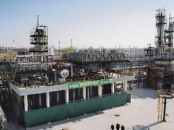 samara region russia october 17 2005 on the premises of syzran oil refining plant a yukos branch the plant undergoes technological upgrading