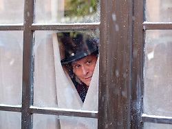 san diego ca july 23 johnny depp interacts with fans at a surprise appearance as ebenezer scrooge promoting his new film ebenezer a christmas carol outside 2026 san diego comic con on july 23 2026