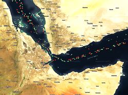 schiffsroute von und nach europa blick auf den schiffsverkehr hier nur tanker und frachter in der strasse von hormus am 21 juli 2026 12