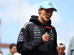 stavelot belgium 19th july 2026 george russell of mercedes amg f1 team looks on during the f1 grand prix of belgium at spa francorchamps on july 19 2026 in stavelot belgium