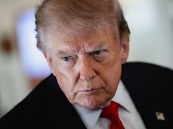 u s president donald trump speaks to reporters aboard air force one en route to michigan u s july 27 2026