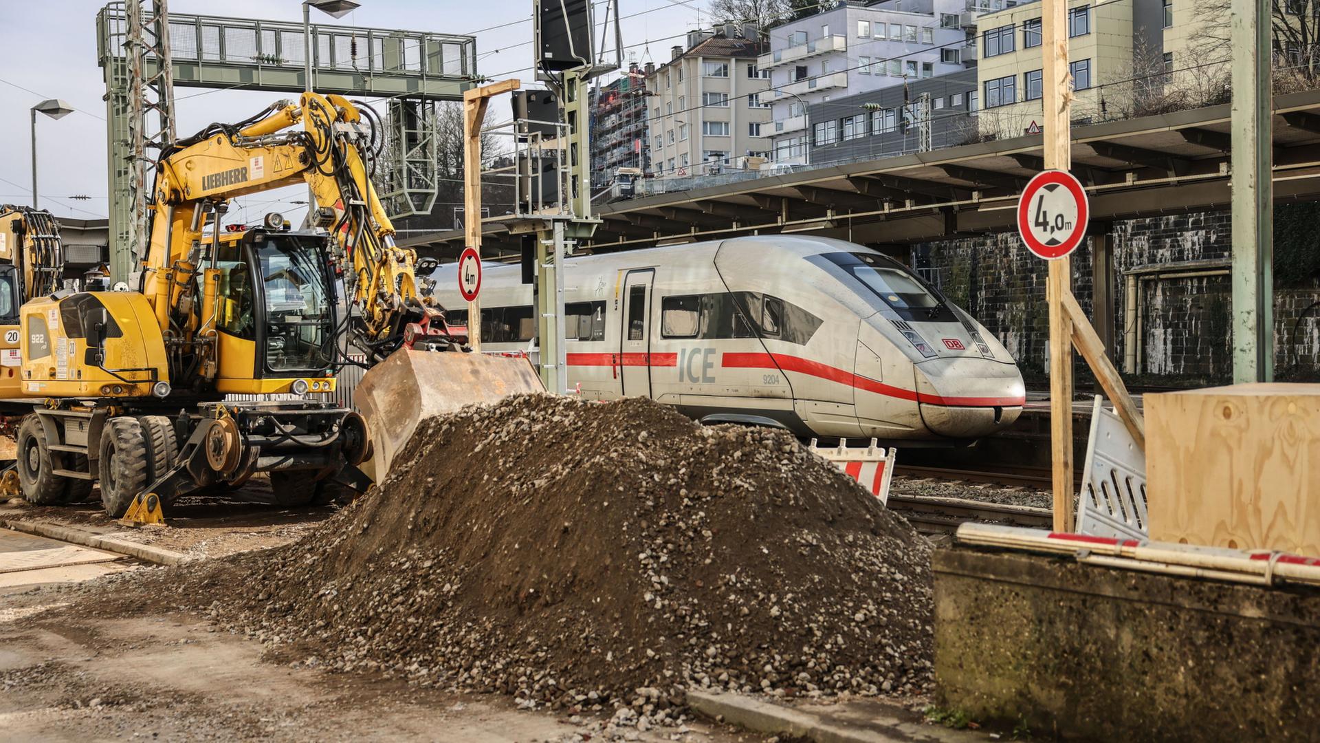 bagger gleis ice 100