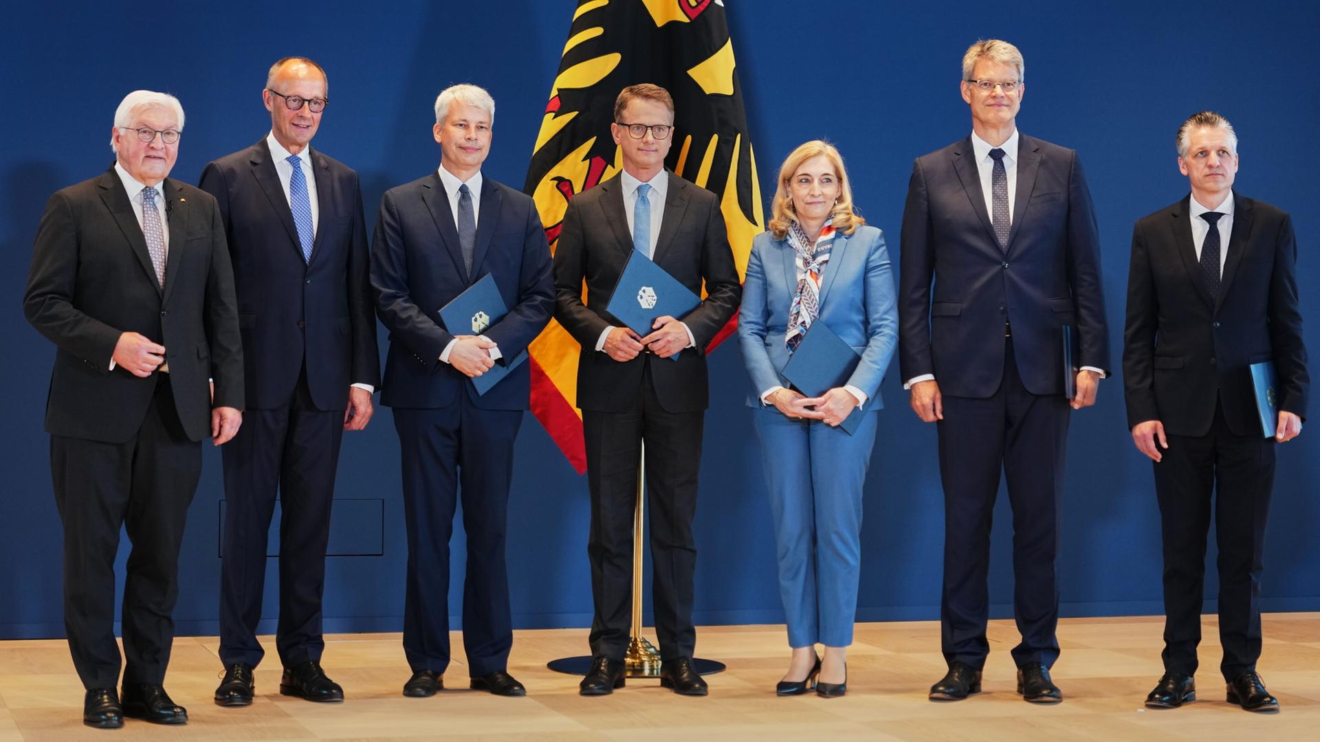 ernennung minister warken bilger linnemann 100