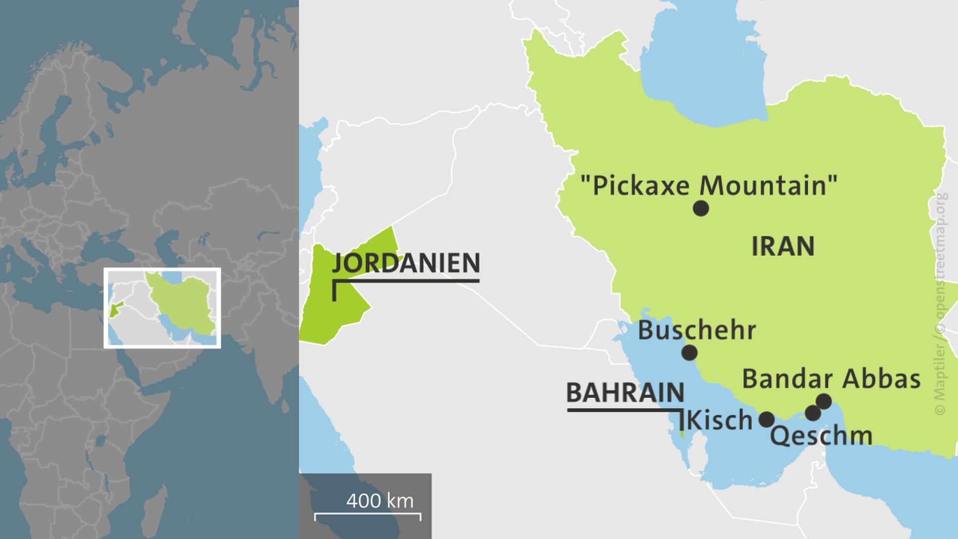 karte iran bahrain jordanien 100
