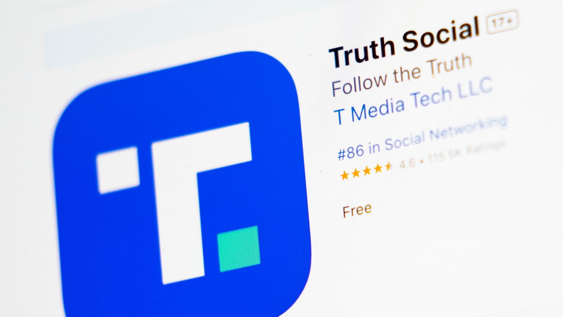 logo truth social 100